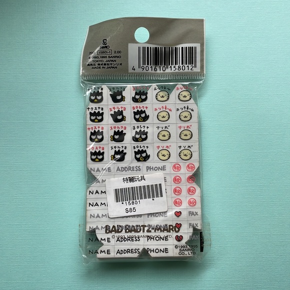 Vintage Sanrio Bad badtz-maru - memo with sticker 1995 - Picture 3 of 5